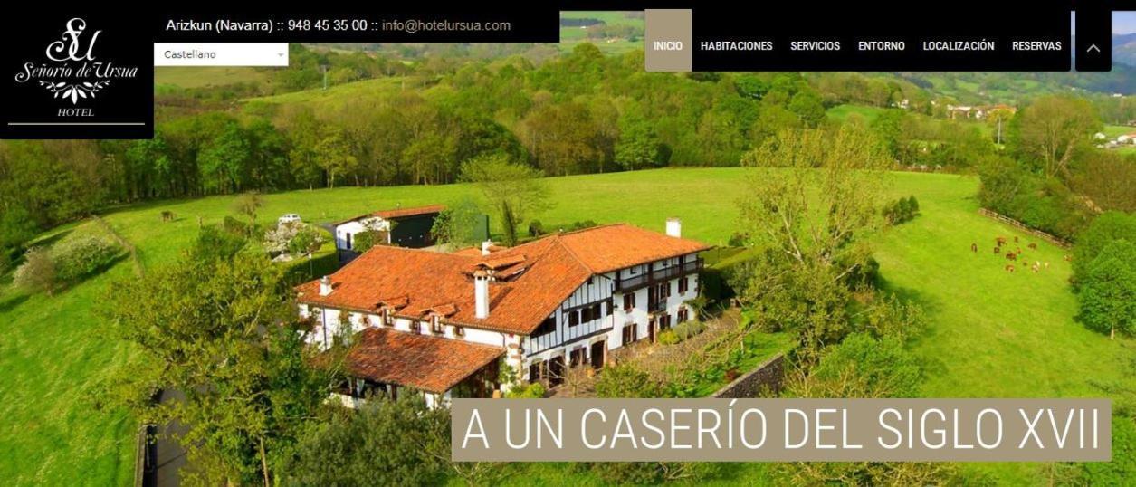 Hotel Senorio De Ursua Arizcun Bagian luar foto